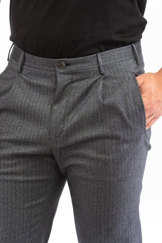 Pantalon - Gris chiné - Incotex