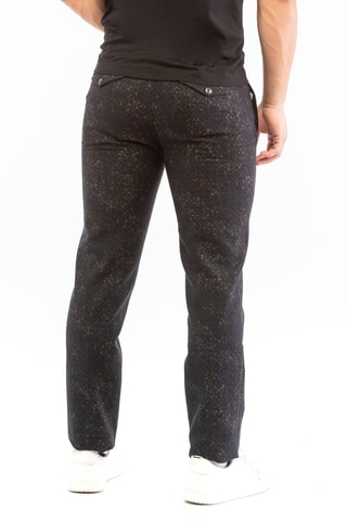Pantalon slim en laine - Bleu foncé - Incotex