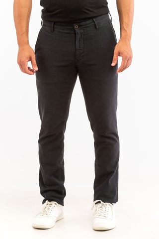 Pantalon slim - Noir - Incotex