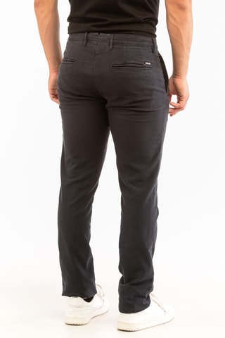 Pantalon slim - Noir - Incotex