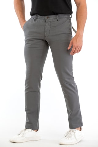 Pantalon slim - Gris - Incotex