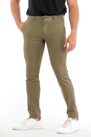 Pantalon slim - Vert - Incotex