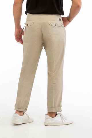 Pantalon carotte - Beige - Incotex