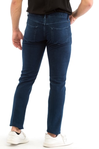 Pantalon slim - Bleu foncé - Incotex