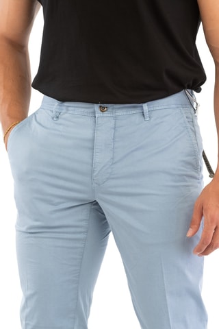 Pantalon slim - Bleu clair - Incotex