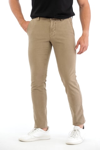 Pantalon slim - Beige - Incotex