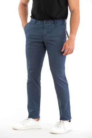 Pantalon slim - Bleu - Incotex