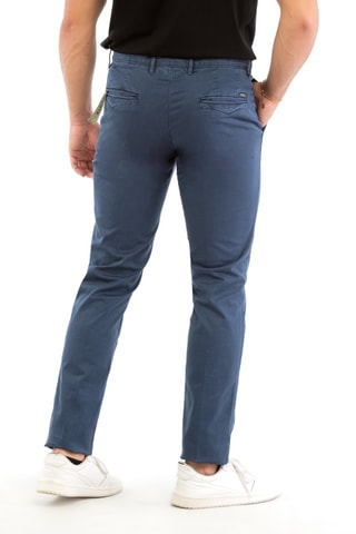 Pantalon slim - Bleu - Incotex