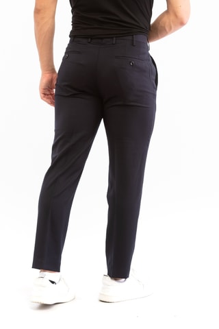 Pantalon en laine - Noir - Incotex