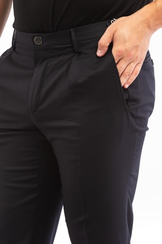 Pantalon en laine - Noir - Incotex