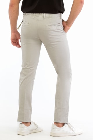 Pantalon slim - Gris clair - Incotex
