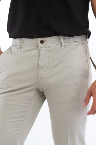 Pantalon slim - Gris clair - Incotex