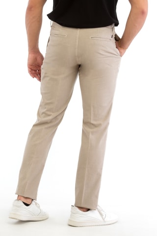 Pantalon regular - Beige - Incotex