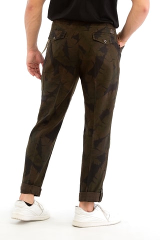 Pantalon carotte - Bleu foncé - Incotex