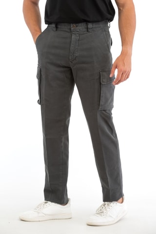 Pantalon carotte - Anthracite - Incotex