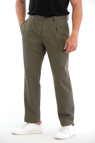 Chino regular - Vert - Incotex