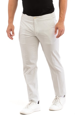 Pantalon slim - Blanc cassé - Incotex