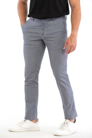 Pantalon slim - Bleu marine - Incotex