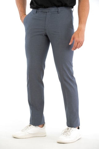 Pantalon slim - Bleu - Incotex
