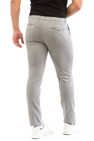 Pantalon slim - Gris clair chiné - Incotex