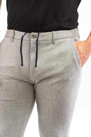 Pantalon slim - Gris clair chiné - Incotex