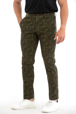Pantalon slim - Vert - Incotex