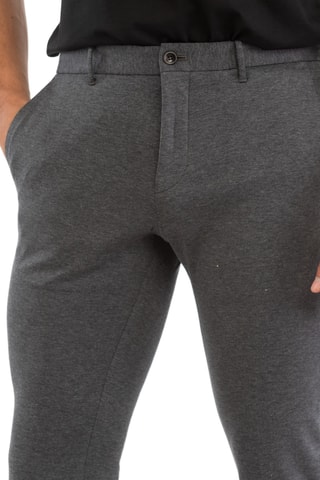Pantalon slim - Gris chiné - Incotex