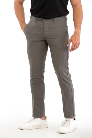 Pantalon slim - Gris - Incotex