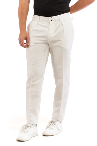 Pantalon - Blanc - Incotex