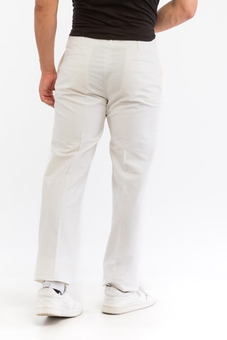 Pantalon relaxed - Blanc cassé - Incotex
