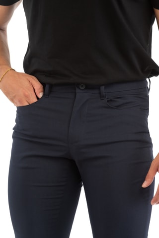 Pantalon slim - Bleu marine - Incotex