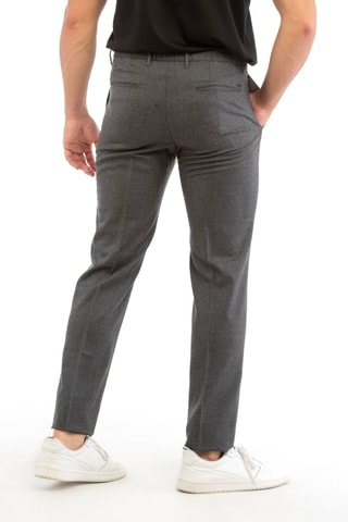 Pantalon en laine - Gris - Incotex