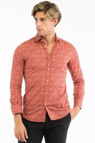 Chemise slim - Rouge - Glanshirt
