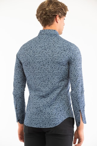 Chemise slim - Bleu foncé - Glanshirt