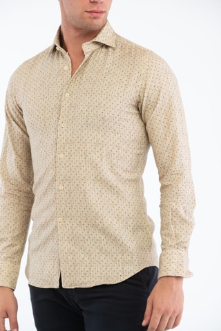 Chemise slim - Beige - Glanshirt