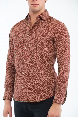 Chemise regular - Rouge - Glanshirt