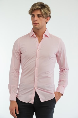 Chemise slim - Rose - Glanshirt