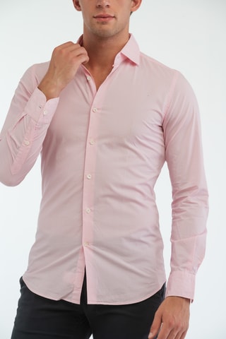 Chemise slim - Rose - Glanshirt