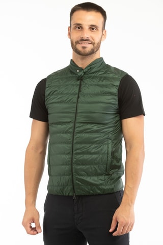 Doudoune slim sans manches - Vert - Montedoro