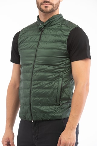 Doudoune slim sans manches - Vert - Montedoro