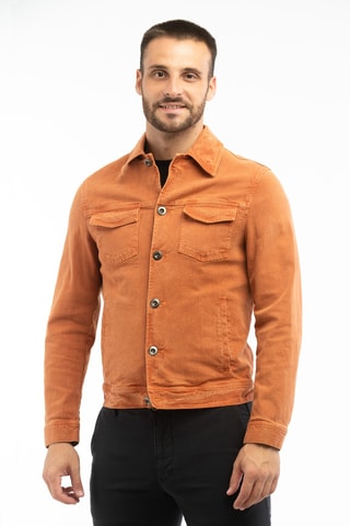 Veste en jean - Orange - Montedoro