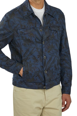 Veste en lin - Bleu - Montedoro