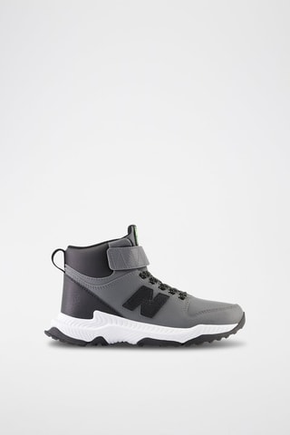 Sneakers montantes en cuir - Gris