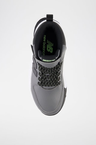 Sneakers montantes en cuir - Gris