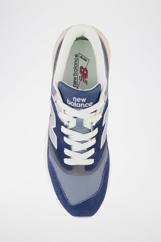 Sneakers en cuir 997R - Bleu marine
