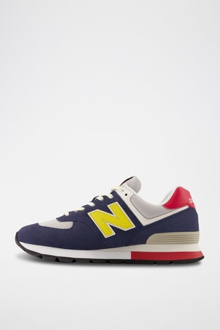 Sneakers en nubuck 574 - Bleu marine