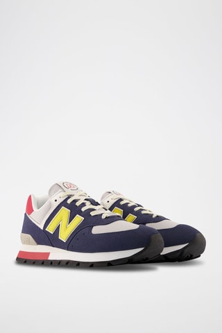 Sneakers en nubuck 574 - Bleu marine