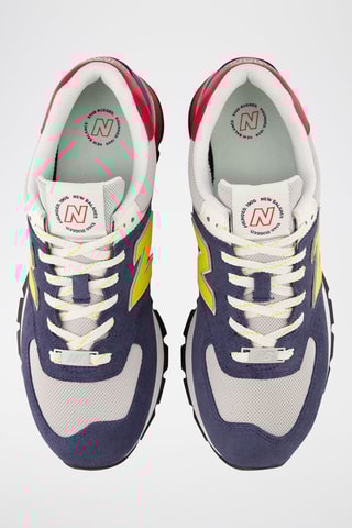 Sneakers en nubuck 574 - Bleu marine