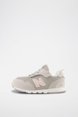 Sneakers en nubuck 515 - Gris et rose pâle