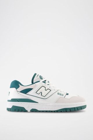 Sneakers en cuir 550 - Blanc et vert